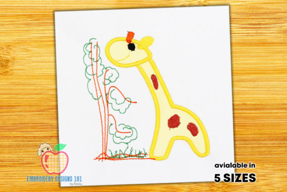 Baby Giraffe in Jungle Applique: A Designer's Review