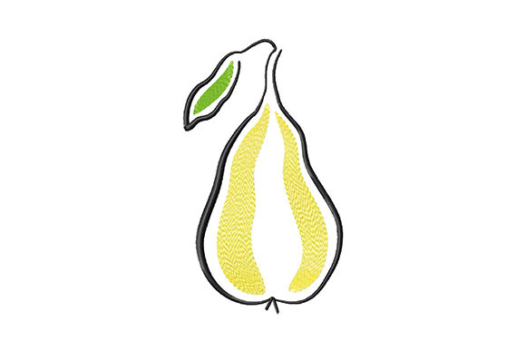 Cute Yellow Pear Embroidery Design Review