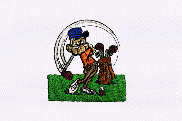 Golf Playing Grandpa: A Seasonal Embroidery Design Review