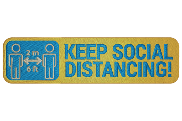Keep Social Distance – A Design Worth the Stitch