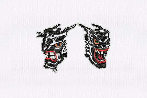 Masks Embroidery Design: A Designer's Review for Boutique Apparel