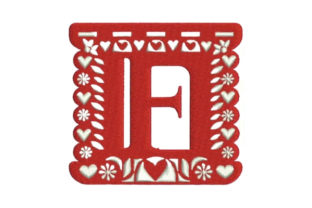 Papel Picado Alphabet F: Seasonal Embroidery Review
