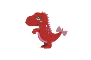 Red Dinosaur Girl: A Smart Addition for Your Shop