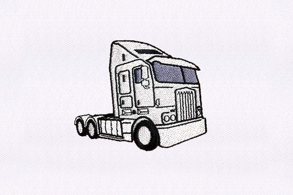 Tractor Trailer Truck: A Seasonal Embroidery Review