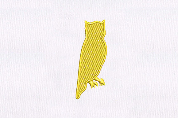 Yellow Owl: A Designer’s Take on This Bird Embroidery Design